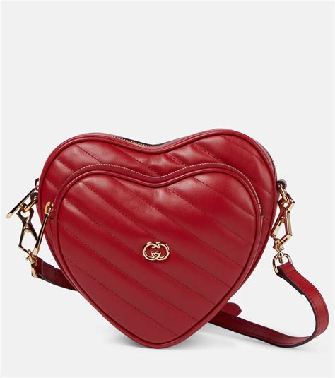 gucci bag with two hearts|gucci interlocking shoulder bag.